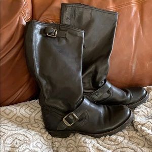Black Frye boots